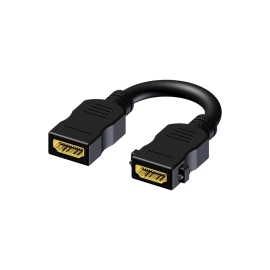 Procab BSP602/B Кабель-переходник HDMI 19-pin (розетка-розетка), черный