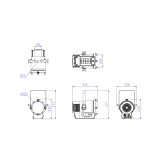 Silver Star SS5861XHM FS8 Театральный прожектор с линзой Френеля, 450 Вт., RGBALC, IP66