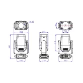 Silver Star SS9465SCM NH1-X Вращающаяся голова BSW, 350 Вт., CMY+СТО, IP66