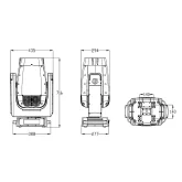 Silver Star SS9473SCM BX3 Plus Вращающаяся голова BSW, лазер 500 Вт., CMY+СТО, IP66