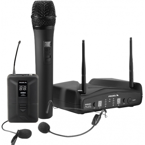 Proel WM600DKIT Радиосистема с головным и ручным микрофонами