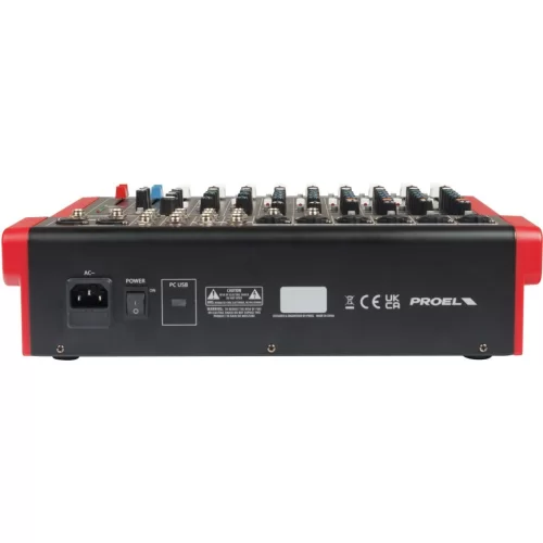 Proel MQ1222X 12-канальный микшер, FX, MP3