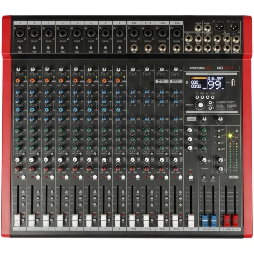 Proel MQ1642X 16-канальный микшер, FX, MP3
