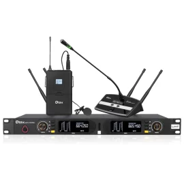 Qtex QAS NX960LmixG Радиосистема с настольным и петличным микрофонами
