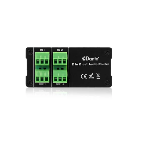 Qtex QAI 2BY2iPOE Аудиоинтерфейс Dante, 2x2, PoE