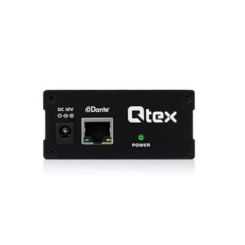 Qtex QAI 4BY4iPOE Аудиоинтерфейс Dante, 4x4, PoE