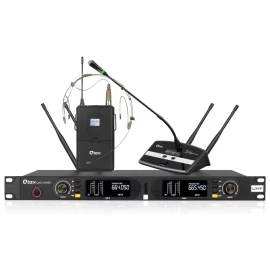 Qtex QAS NX960GmixHS Радиосистема с настольным и головным микрофонами