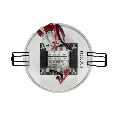RCF HS 1026 Потолочный громкоговоритель, 2,5", 100 В, 6/3 Вт.