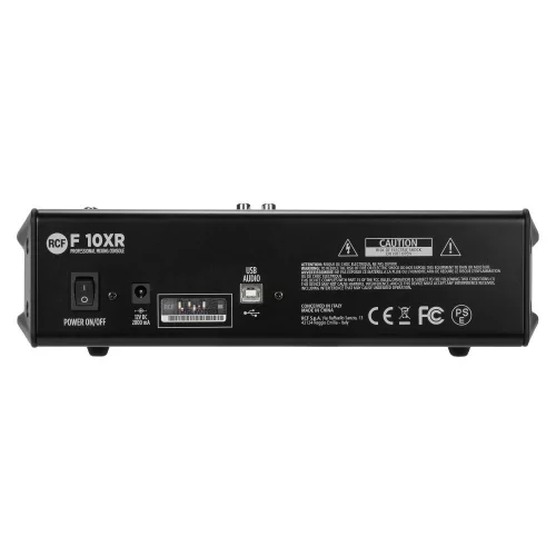 RCF F 10XR 10-канальный аналоговый микшерный пульт, USB, FX