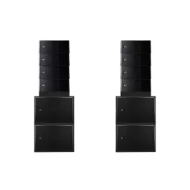 Активный акустический комплект RCF HDL 20-A + 9019-AS, общей мощностью 13600 Вт.