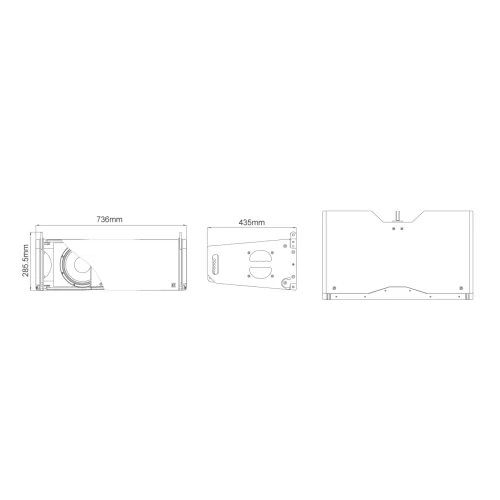 RFIntell GTS28 Элемент ЛМ, 380 Вт., 2х8"