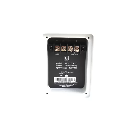 RFIntell MQ-12CP-T Пассивная АС, 50/100/200 Вт. - 100В; 300 Вт. - 8 Ом., 12", IP56