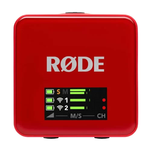 Rode Wireless GO Gen 3 Red 2-канальная накамерная система со встроенным микрофоном