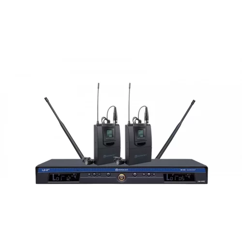 Relacart UR-112DMT Радиосистема с двумя поясными передатчиками и петличными микрофонами
