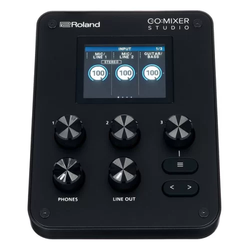 Roland GO:MIXER Studio Аудиоинтерфейс USB, 12х6