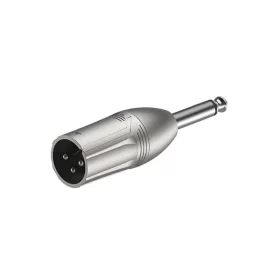 Roxtone RA2XMJM Переходник 3-контактный XLR "папа" - Jack 6,3 мм моно