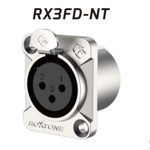 Roxtone RX3FD-NT Разъем контактный панельный XLR «мама»