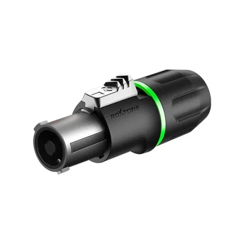 Roxtone RS4FP-HD-Green Разъем Speakon 4-контактный, "мама", сверхпрочный