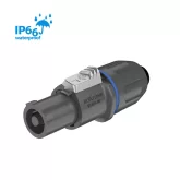 Roxtone RS4FP-WP-Blue Разъем Speakon, 4-контактный, "мама", IP66