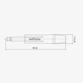 Roxtone PJ2X-GG Разъем 6,3 мм mono Jack