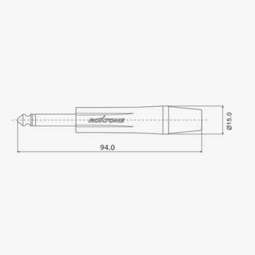 Roxtone PJ2X-GG Разъем 6,3 мм mono Jack
