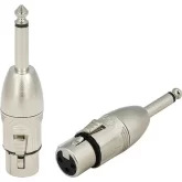 Roxtone RA2XFJM Переходник 3-контактный XLR "мама" - Jack 6,3 мм моно