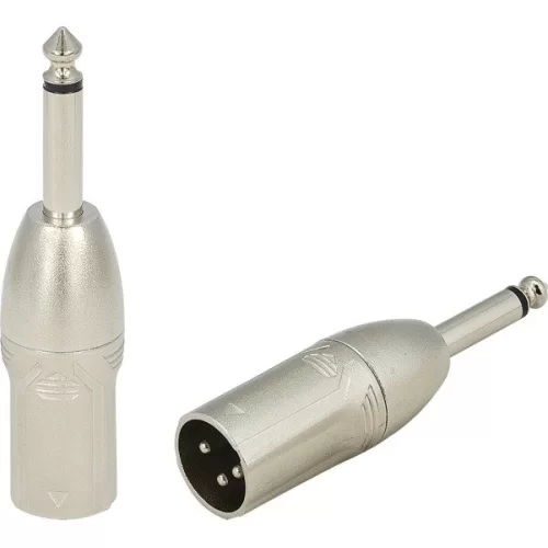 Roxtone RA2XMJM Переходник 3-контактный XLR "папа" - Jack 6,3 мм моно