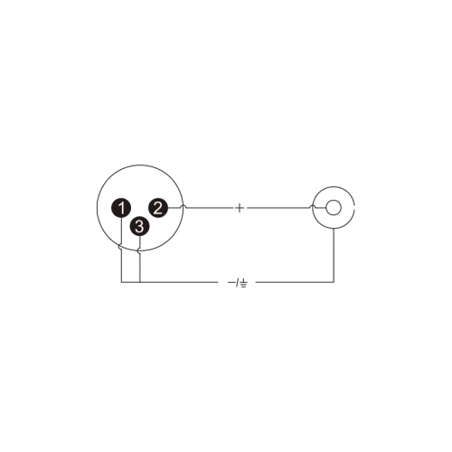 Roxtone RA2XMPF Переходник XLR (папа) – RCA (мама)