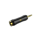 Roxtone RA3MJ3JF Переходник 6.3 mm stereo Female Jack, - 3,5 stereo Male Jack