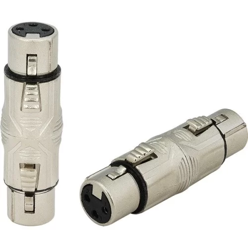 Roxtone RA3XFF Переходник 3-контактный XLR "мама" - 3-контактный XLR "мама"