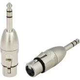 Roxtone RA3XFJM Переходник XLR (3P) "МАМА"- JACK 6,3 ММ Стерео