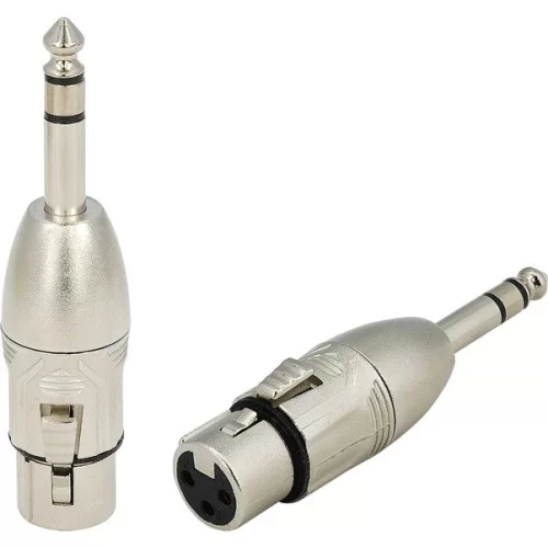 Roxtone RA3XFJM Переходник XLR (3P) "МАМА"- JACK 6,3 ММ Стерео