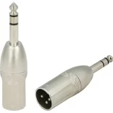Roxtone RA3XMJM Переходник XLR (3P) "ПАПА"- JACK 6,3 ММ Стерео