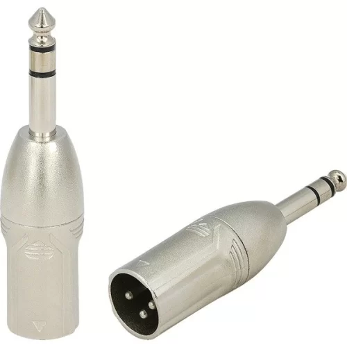Roxtone RA3XMJM Переходник XLR (3P) "ПАПА"- JACK 6,3 ММ Стерео