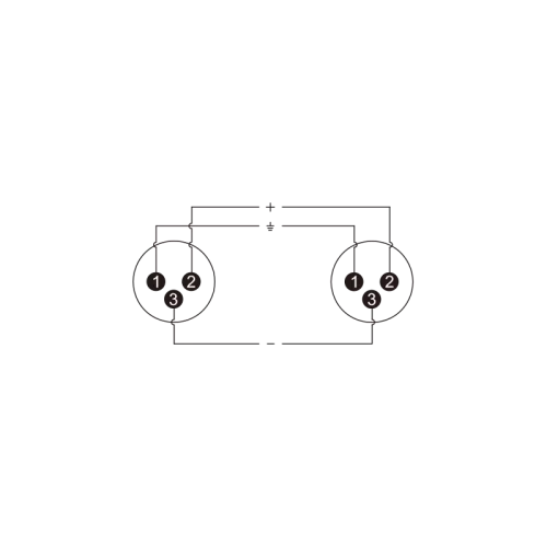 Roxtone RA3XMM Переходник 3-контактный XLR "папа" - 3-контактный XLR "папа"