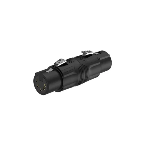 Roxtone RA5XFF-B Переходник 5-контактный XLR "мама" - 5-контактный XLR "мама"