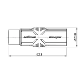 Roxtone RA5XM3XF Переходник с 5-контактного XLR «папа» на 3-контактный XLR «мама»