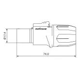 Roxtone RAC3FCO-WP-GREY Кабельный силовой разъем типа PowerCon