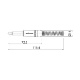 Roxtone RJ2PP-NG Jack 1/4'' (6,3 мм), моно