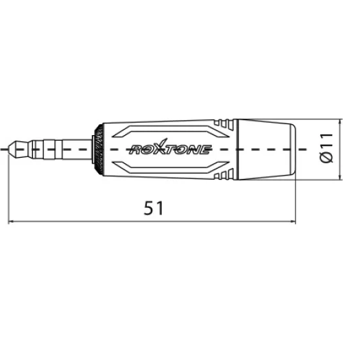 Roxtone RMJ3P-NN Разъем  JACK (3,5 мм) стерео