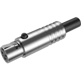Roxtone RMX3F-C Разъем Mini XLR кабельный, мама, 3-х контактный