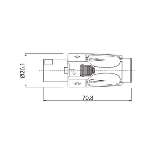 Roxtone RS4F-N-GN Разъем Speakon, 4-контактный, мама