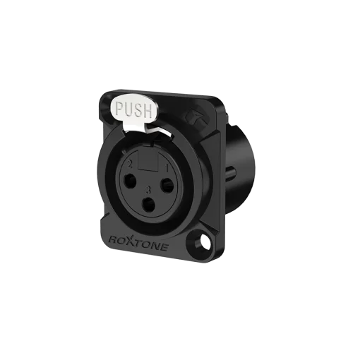 Roxtone RX3FDHD-BG Разъем XLR панельный мама 3-х контактный