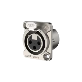 Roxtone RX3FDHD-NT Разъем XLR панельный мама 3-х контактный