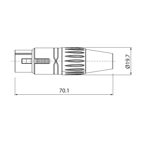 Roxtone RX3FP-BT Разъем кабельный XLR(3) «мама»