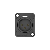 Roxtone RX3MD-BG Разъем контактный панельный XLR(3) «папа»