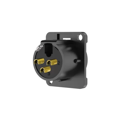 Roxtone RX3MD-BG Разъем контактный панельный XLR(3) «папа»