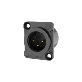 Roxtone RX3MDWP-BG Разъем cannon (XLR) панельный папа 3-х контактный
