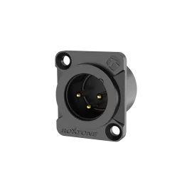 Roxtone RX3MDWP-BG Разъем cannon (XLR) панельный папа 3-х контактный