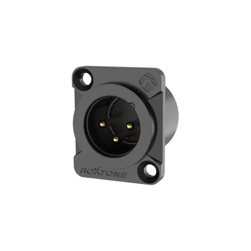 Roxtone RX3MDWP-BG Разъем cannon (XLR) панельный папа 3-х контактный